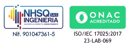 Certificado de acreditación de la onac de NHSQ INGENIERIA SAS